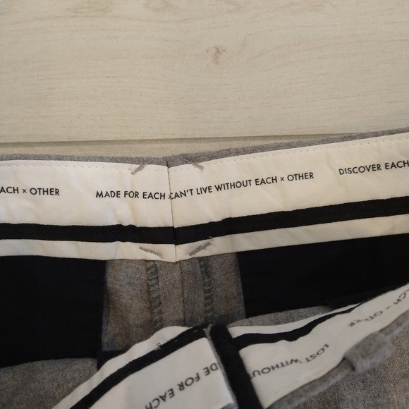 Each X Other Women’s Wool Trouser Tuxedo Dress Pants Grey and Black Size Small - Picture 2 of 8